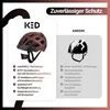 KED Kailu Helm – Kinder maroon red matt größe M (53-59 cm) Produktbild-Vorschau 6