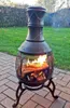 Terrassenofen NIL - Gusseisen Dunkelbraun 90x50x50cm | Produktbild-Vorschau 4
