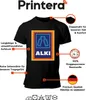 Maglietta Alki Beer Drinker Booze Party Gift Idea Funny Anteprima dell’immagine prodotto 9