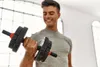 Manubri regolabili 2x set di manubri da 20 kg Barra da 40 Anteprima dell’immagine prodotto 3