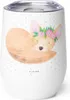 Mr. & Mrs. Panda Thermobecher Wüstenfuchs Blumen - Weiß - Produktbild-Vorschau 1