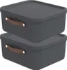 Rotho 2er-Set Aufbewahrungsbox 20 L Maloja - Kunststoffbox Produktbild-Vorschau 2