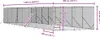 vidaXL Outdoor-Hundezwinger Silbern 4x16x2 m Verzinkter Produktbild-Vorschau 8