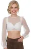 Dirndlbluse Kinding Langarm Puffarm ecru 40 Produktbild-Vorschau 4