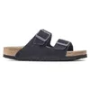 Birkenstock Arizona Wildleder Blau Schmales Fußbett - Produktbild-Vorschau 3