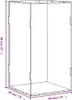 vidaXL Vitrine Transparent 20x20x38 cm Acryl Produktbild-Vorschau 6