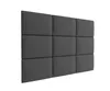 A wall paneling system made of upholstered square modules. Produktbild-Vorschau