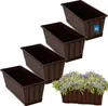 KOTARBAU® 4er Set Blumenkasten Blumentopf für Balkon 40 x Produktbild-Vorschau 1