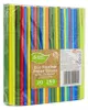250 Papier Trinkhalme in Regebogen Farben knickbar 6mm/20cm Produktbild-Vorschau 3