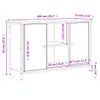 vidaXL Szafka pod TV dąb wędzony 100x35x65 cm materiał Podgląd zdjęcia produktu 6