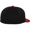 Flexfit 210 Premium Flat Flatcap L/XL schwarz/rot Náhľad obrázku produktu 2