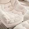 MODFU Relaxsessel Einsitzer mit Hocker Ergonomische Produktbild-Vorschau 4