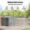 vidaXL Gabbia per uccelli antracite 645 x 310 x 247 cm Anteprima dell’immagine prodotto 3