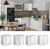 Meuble d'angle Vicco R-Line Blanc Haute brillance 86cm sans Voir les images du produit 3