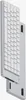 A white, low-profile mechanical keyboard is shown from a diagonal angle, with its underside also visible. Produktbild-Vorschau