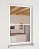 A kitchen interior seen through a window with a screen. Produktbild-Vorschau