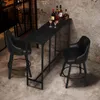 Barový stolek, stojací stolek, jídelní stolek, kovová Náhled obrázku produktu 5