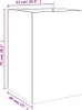 vidaXL Sadzarka czarna 52x48x75 cm stalowa Podgląd zdjęcia produktu 9