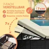 CASARIA® Sonnenliege 2 Personen mit Klapptisch 7cm Auflagen Produktbild-Vorschau 5