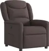 vidaXL Relaxsessel Elektrisch Dunkelbraun Stoff Produktbild-Vorschau 3