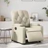 Relaxsessel Elektrisch Creme Kunstleder , Klassische Sessel Produktbild-Vorschau 1