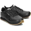 A pair of black Skechers OG 85 sports shoes with brown soles, shown from a slightly elevated side angle against a white background. Produktbild-Vorschau