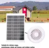 Solarbetriebener Abluftventilator 6W Monokristallines Produktbild-Vorschau 4
