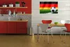 Wallario selbstklebendes Poster - Fußball vor einer Produktbild-Vorschau 2