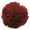 2 Bommeln / Wollbommeln / Pompon, 7cm rot weinrot Produktbild-Vorschau
