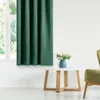 Zasłona blackout 90% na taśmie z szarfą 140x175 cm zielona Podgląd zdjęcia produktu 5