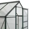 Hliníkový skleník Westmann Flora 64 antracit 132x192x202 cm Náhľad obrázku produktu 5