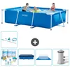 Rechteckiger Frame Pool - 300x200x75 cm - 6-teilig S20045 Produktbild-Vorschau 1