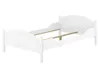 Einzelbett Kiefer weiß 120x200 Bettrahmen Singlebett Produktbild-Vorschau 3