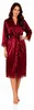 Damen Satin Morgenmantel lang mit Spitze – Kimono Produktbild-Vorschau 2