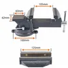 Zámečnický svěrák POWERMAT PM-IS-125T, 125 mm Náhled obrázku produktu 6