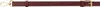 A close-up shot of a brown leather handbag strap with gold hardware. Produktbild-Vorschau