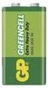 Zink-koolstof batterij GP Greencell 6F22, 9V, 1 stuk Productafbeelding-voorbeeld 3