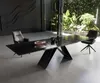 DELIFE Esstisch Edge 200-300x100 Reliefglas Rauchschwarz Produktbild-Vorschau 6