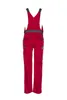 Planam Latzhose Highline Gr. 64 rot/schiefer/schwarz Produktbild-Vorschau 3