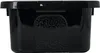 A black storage box with a textured pattern on the front. Anteprima dell’immagine prodotto