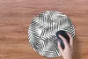 MuchoWow® Mauspad Mousepad Palmenblätter - Schwarz - Weiß - Produktbild-Vorschau 3