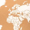 Miss Wood Weltkarte Woody Map Natural Cork XXL white Produktbild-Vorschau 4