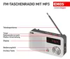 Emos E0086, portátil, FM, 88 - 108 MHz, 3 W, 80 dB, 5 cm Vista previa de la imagen del producto 3