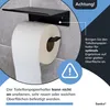 Sanics WC-Rollenhalter mit Ablage – Toilettenpapierhalter – Produktbild-Vorschau 9