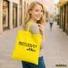 Huuraa Jutebeutel Professorin mit Herz 10 Liter Yellow Produktbild-Vorschau 2