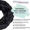 styleBREAKER Damen Loop Schal leicht und seidig mit Glitzer Produktbild-Vorschau 5