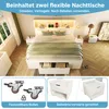Flieks Jugendbett 140x200cm mit flexiblem Nachttisch, Produktbild-Vorschau 6