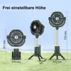 Verstellbarer Campingventilator wiederaufladbar – Produktbild-Vorschau 2