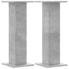 Pflanzenständer 2 Stk. Betongrau 30x30x80 cm Holzwerkstoff Produktbild-Vorschau 1
