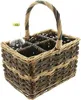 Panier à bouteilles "Nature" en osier, clair & foncé, pour Voir les images du produit 4